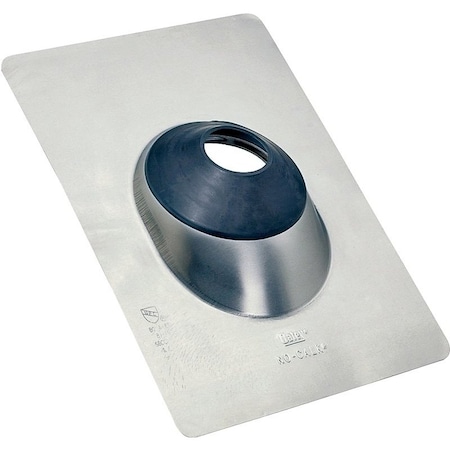 Hercules High-Rise Roof Flashing, 14-1/2 in OAL, 11 in OAW, Galvanized Metal 11871