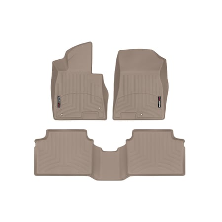 Weathertech Tan, Front and Rear Floorliners 451598-1-3