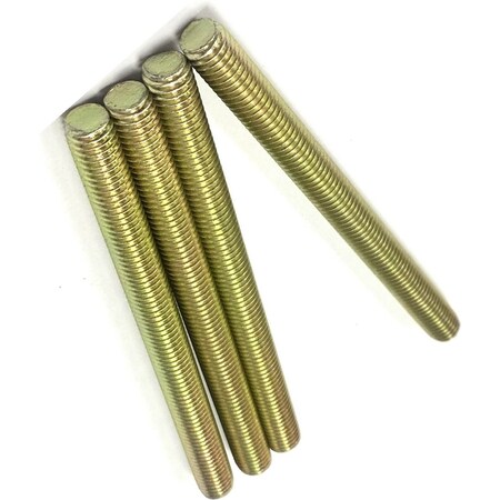 Zmg Fasteners Plus 5/16 - 18 X 3" FULLY THREADED STRAIGHT ROD SAE GR 8 J429 ZINC TRIVALENT YELLOW 2045961