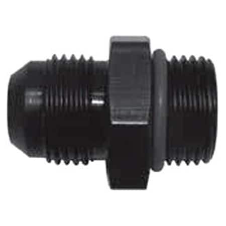 Fragola 495127-BL -3 AN x 0.37-24 in. ORB Adapter Fitting - Black FRG495127-BL