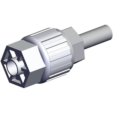 Smc High Purity Fitting, Union, PFA LQ3T3A-SR