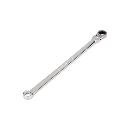 Tekton 17 mm Long Fixed/Flex Head 12-Point Ratcheting Box End Wrench WRB35417