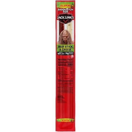 Midwest Distribution Jack Link's 10000039595 Beef and Cheese Stick Combo, Jalapeno, 2.45 oz 139596