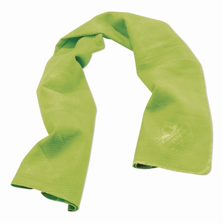 Ergodyne Chill-Its 6602 Evaporative PVA Cooling Towel, 29.5 x 13, One Size Fits Most, PVA, Hi-Vis Lime 12439