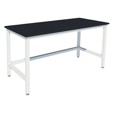 Instock Heavy Duty Table, Steel, Steel Frame, Petal White GRHD-6024-FE-2