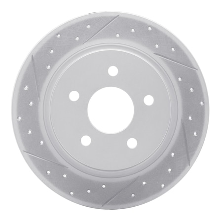 Dynamic Friction Co DFC Geoperformance Rotor - Drilled and Slotted 830-54093L