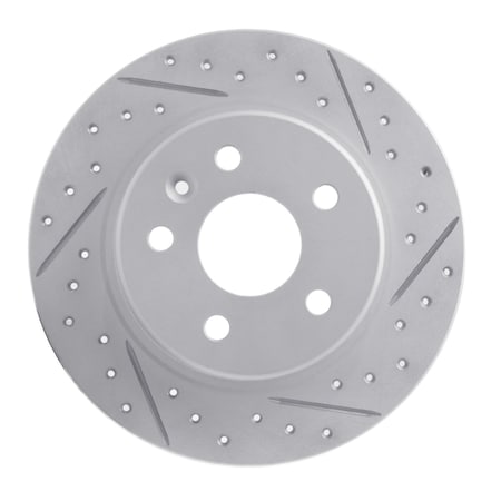 Dynamic Friction Co DFC Geoperformance Rotor - Drilled and Slotted 830-47052R