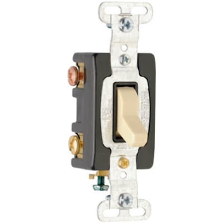 Yhior CS15AC3ICC8 3 Way Toggle Switch, 15A, Ivory YH601488