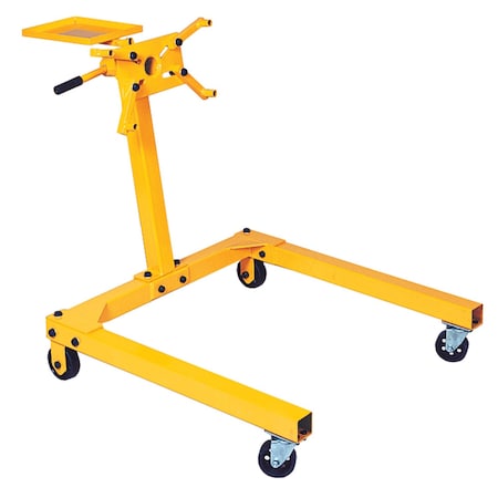 Performance Tool 1250 lb. Engine Stand, 4 Wheel Dolly, Rotating Head, Engine Dolly W41031