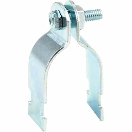 Dottie Clamp, EMT; Strut Use, 2 in, Steel, Electro Galvanized SC200E