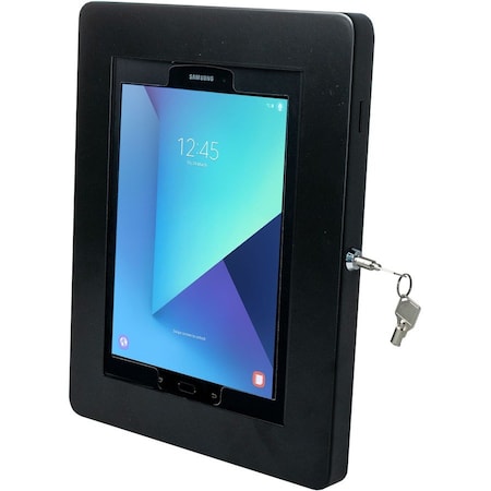 Cta Digital PREMIUM LARGE LOCKING WALL MOUNT BLACK PAD-PLWB