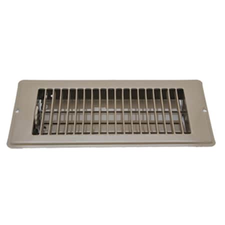 Ap Products 4 X 10 FLOOR REGISTER - BROWN 013-628