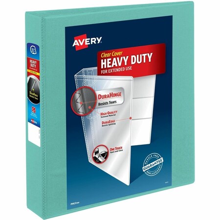 Avery Heavy-Duty View Binders, Mint, 1.5" Slan 79271