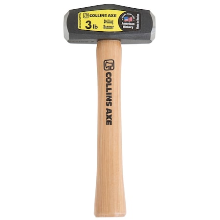 Collins Axe Collins 3 lb Steel Drilling Hammer 10 in. Hickory Handle DHT-3H-C/32494