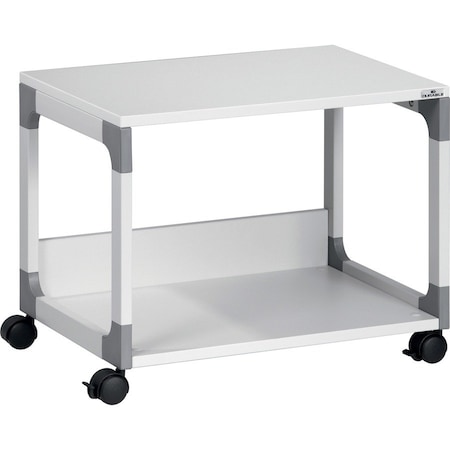 Durable Office Products Multi-Functional 2 Shelf Trolley, Gray 371010