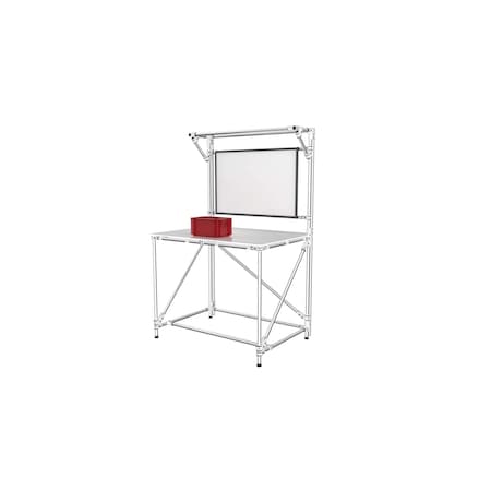 Trilogiq Worktable With Magnetic Panel And Top Structure. 89-3
