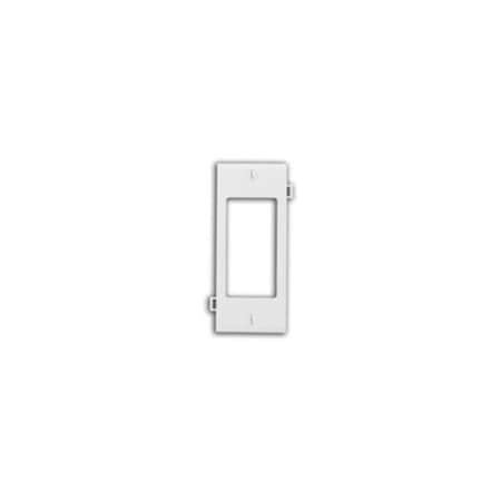 Leviton Decora Wallplate, Sectional, Gang 1, White PSC26-W