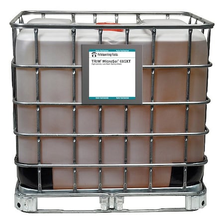 Trim Cutting Fluid, MicroSol 685XT, Semisynthetic, 270 gal, Tote, Amber MS685XT-270G