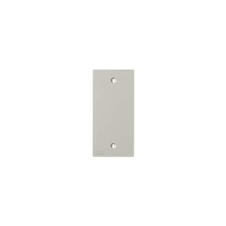 Hubbell Wiring Device-Kellems Hubbell 1 Gang Low Profile Blank KP Faceplate - 1-gang - Office White KP14