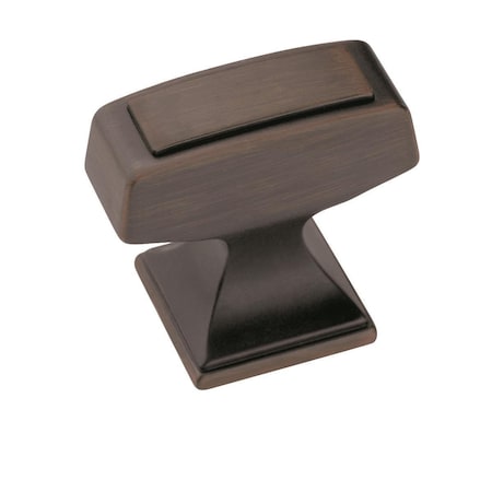 Amerock Mulholland 1-1/4 inch 32mm Length Gunmetal Cabinet Knob 2000747