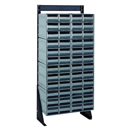 Quantum Storage Systems 48in SINGLE SIDE INTERLOCKING CABINET UNIT QIC-148-64GY