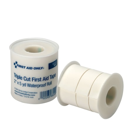 First Aid Only WATERPROOF FIRST AID ADHESIVE TAPE, 5 YD L X 3/8 IN, 5/8 IN, 1 IN W, PLASTIC 90890