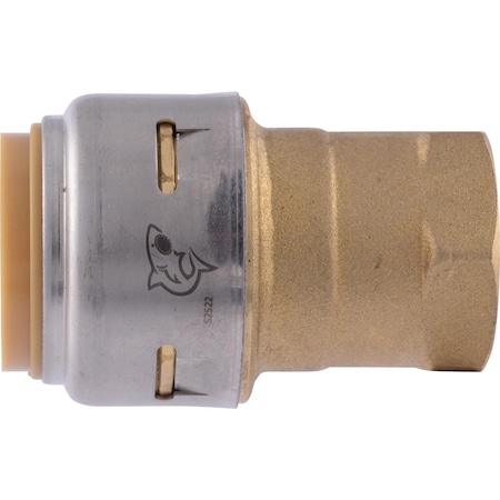 Sharkbite SharkBite Push to Connect 3/4 in. PTC each X 1/2 in. D FNPT Brass Adapter UR092A