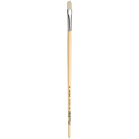 Da Vinci TOP-ACRYL White Brush, Synthetic, Acrylic & Oil, Filbert, Series 7482, Size 10 VA-7482_10