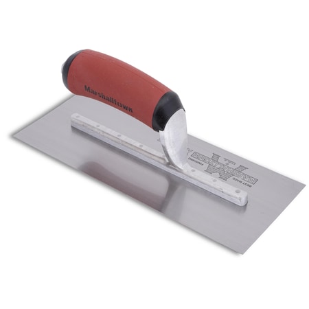 Marshalltown Concrete Finishing Trowel, High Carbon Steel Trowel, Concrete Trowel, 10 x 4 inch Trowel MXS55D