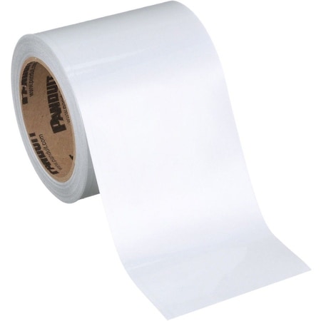 Panduit Reflective Continuous Tape, White, 4.00" T400X000RPT