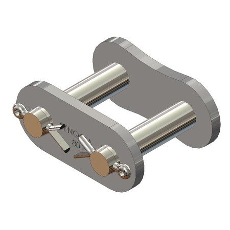 Senqcia Seal Guard Single Strand Cottd Connecting Link, 80SG chain, 1P, 1.48 OAW, .312 Pin 80SGCL