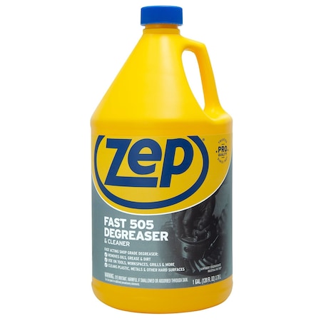 Zep Cleaner/Degreaser, 1 Gal Trigger Spray Bottle, Liquid, Clear, 4 PK ZU505128