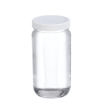 Wheaton AC Round Bottle, 500 mL, Poly-Vinyl, PK 24 W216999