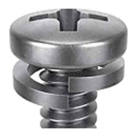 M3-0.50 x 8 mm Phillips Pan Machine Screw, Passivated 18-8 Stainless Steel, 10 PK