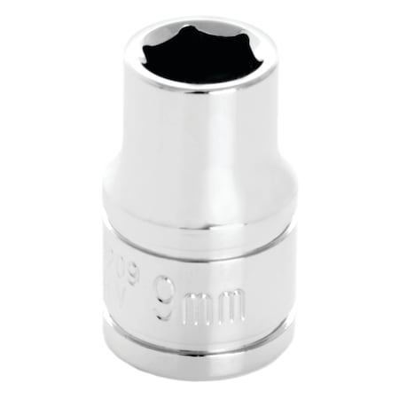 Performance Tool 3/8 In Dr. Socket 9Mm, W38209 W38209