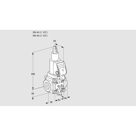 Honeywell Kromschroder VAS3T40N/LQSR KS88032635