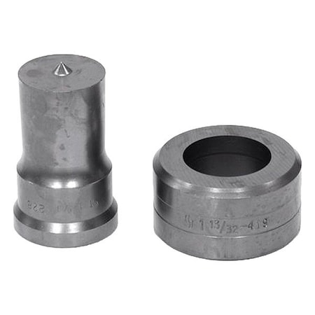 Edwards Oversize Round Punch & Die Set ED9-PDOS1-3/8
