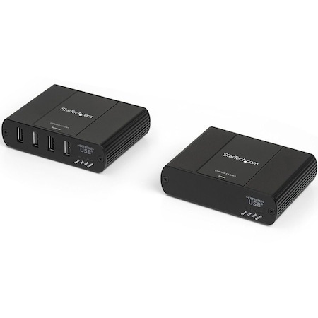 Startech.Com USB 2.0 HUB OVER IP NETWORK EXTENDER KIT, CONNECT 4 DEVICES at 480MBPS VIA GIGABIT USB2G4LEXT2NA