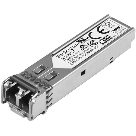 Startech.Com HPE 3CSFP91 COMPATIBLE SFP - 1000BASE-SX 1GBPS - 1GBE MODULE - 1GE GIGABIT ETHER 3CSFP91ST