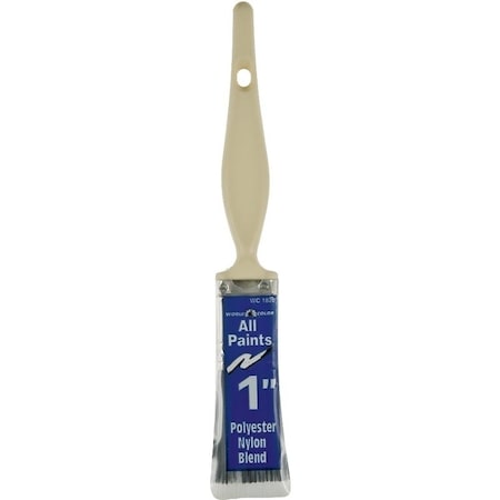 Linzer Paint Brush, 1 in W, 2-1/8 in L Bristle, Varnish Handle 1820-1