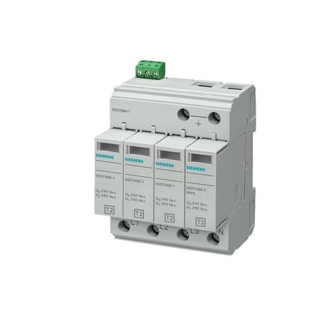 Siemens Surge arrester Type 2 Requirement class C UC 350V Pluggable protective modules 5SD7464-1