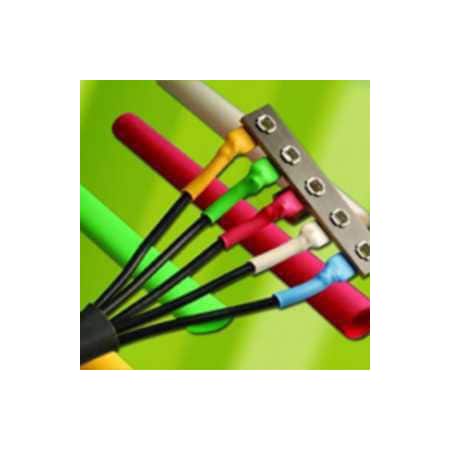 Dunbar Heat Shrink Tube, Dual Wall, 4:1 I.D. Shrink Ratio, Black 4635WS #1 BLACK