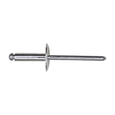 Auveco Panel Blind Aluminum Rivet 3/16in Diameter 3/8in-1/2in Grip, 50PK 19051