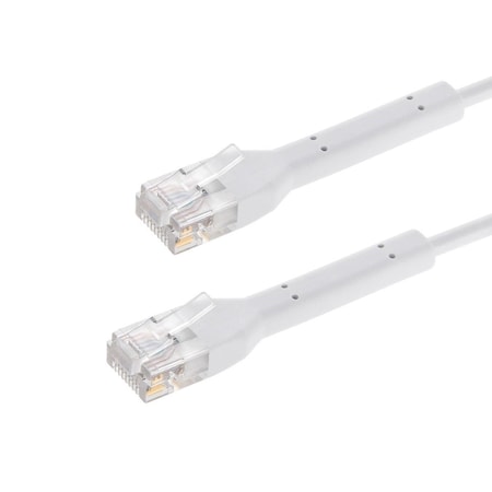 Monoprice Cat6A Ethernet Patch Cable - Bendable, UTP, 28AWG, 20ft, White 48495