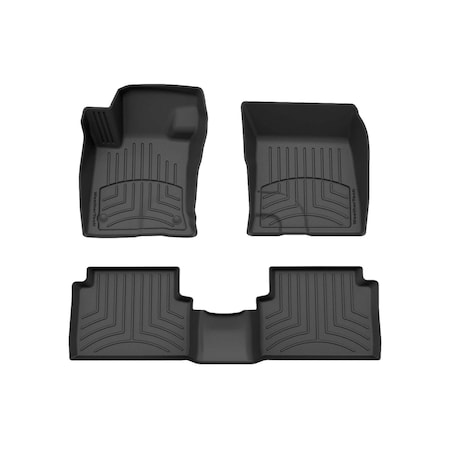 Weathertech Black Front & Rear FloorLiner HP, 2025 Ford Maverick 4419291-4416423IM