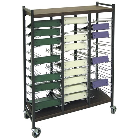 Omnimed Horizontal Open Chart Rack, 30 Binder Capacity 264430-WG