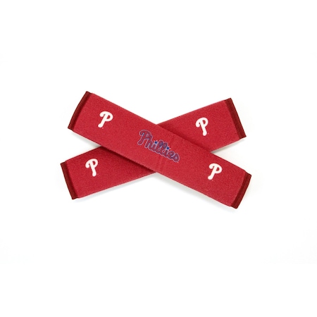 SEAT BELT PADS WITH PHILADELPHIA PHILLIES LOGO