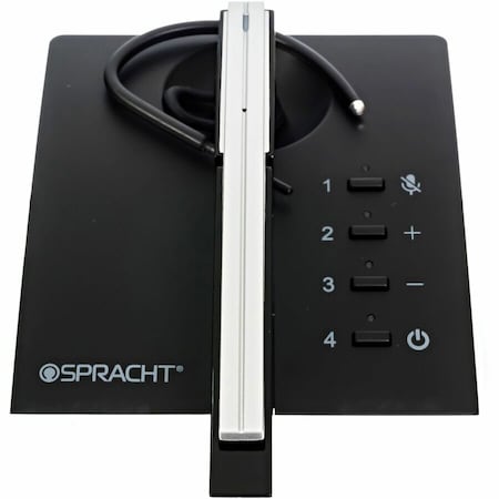 Spracht Zum-Over-the Ear Bluetooth Single Ear Headset, True Wireless with Qualcomm Chip, Charging Dock HSOTEQ