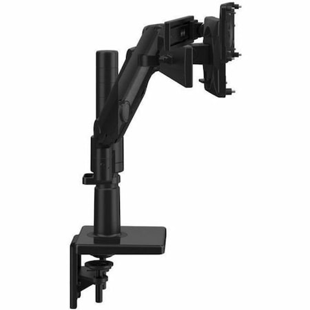 Humanscale M/Flex with M2.1 Monitor Arms and Slider 2, Dual Arm Bracket, Two-Piece Clamp Mount, Black X22SBB