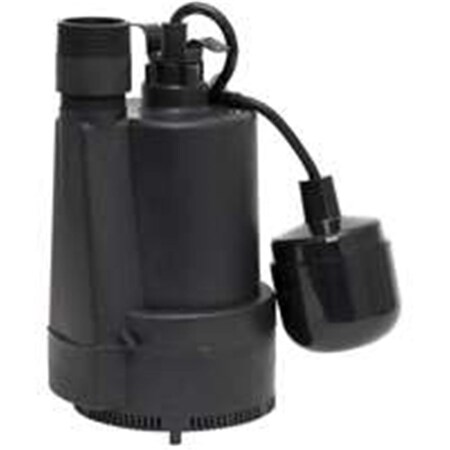 Superior Pump .33 Hp Plast Sump Pump Tethered 6990857